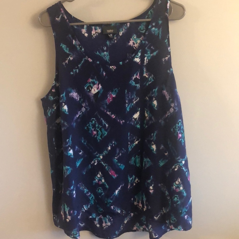 Mossimo tank friar plum print